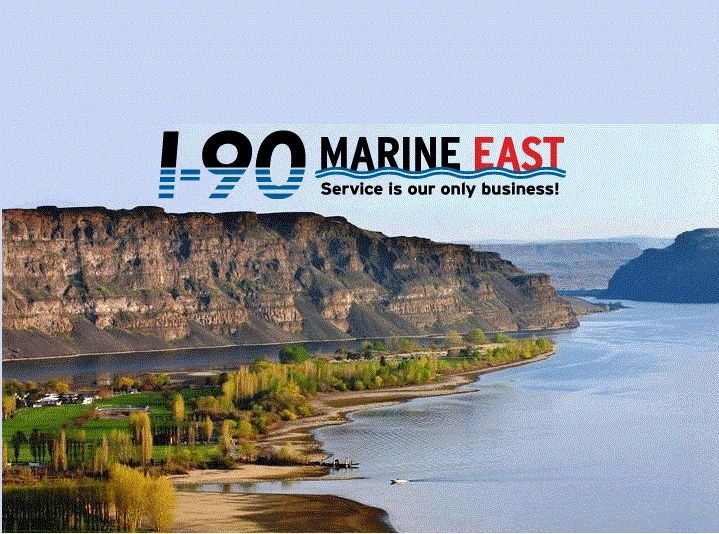 I 90 Marine East logo